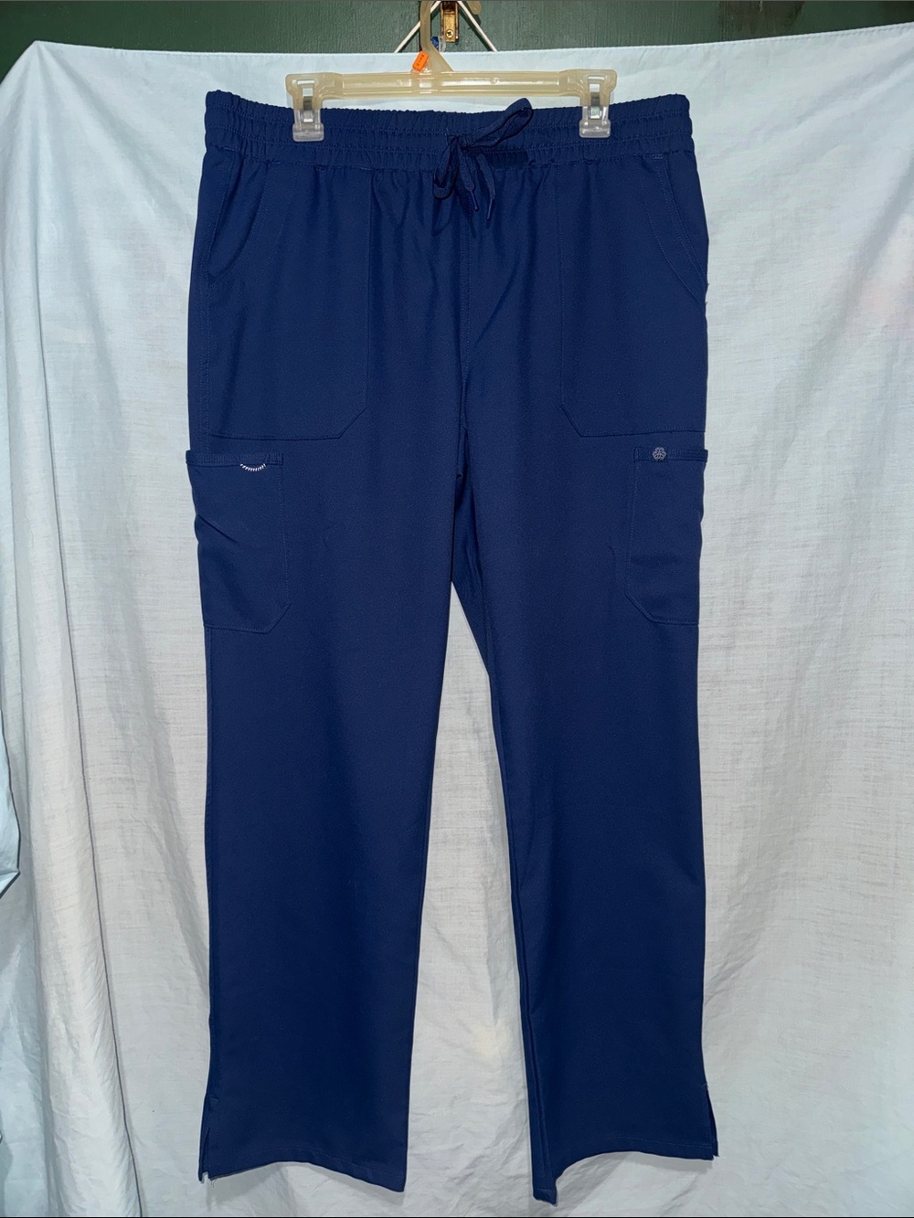 Zavaté Navy Scrub Pants - Straight Leg